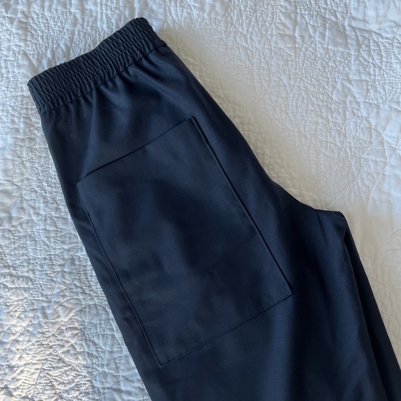 TIBI navy wool quilted pants - Picture 2 of 9